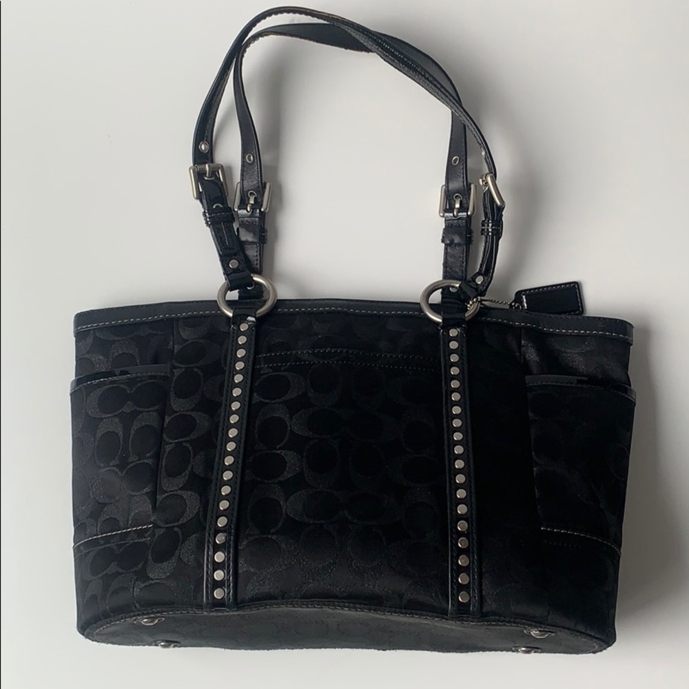 Black coach purse